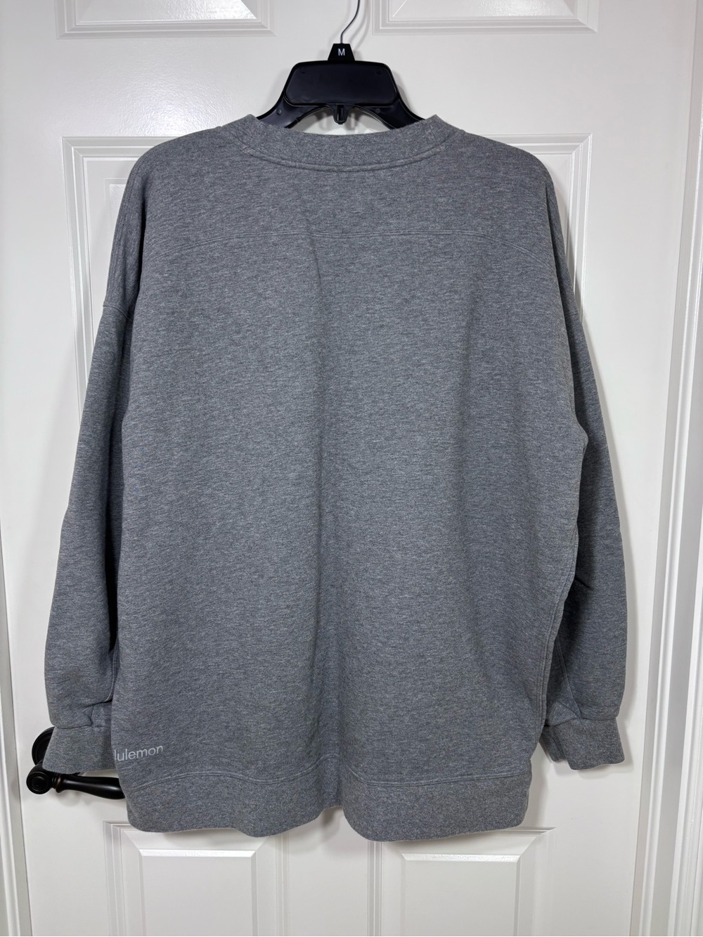 Lululemon Perfectly Oversized Crewneck Sweatshirt Women’s 12 Gray - Picture 3 of 4